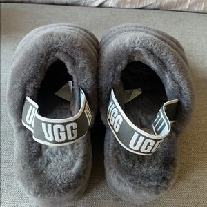 Fluff Yeah Genuine Shearling Slingback Sandal